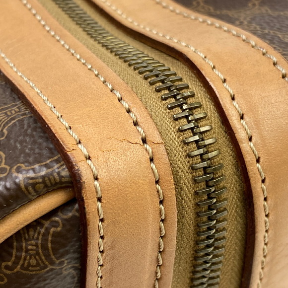 Celine Macadam Pattern All Over Mini Canvas Handbag Brown - Picture 6 of 8